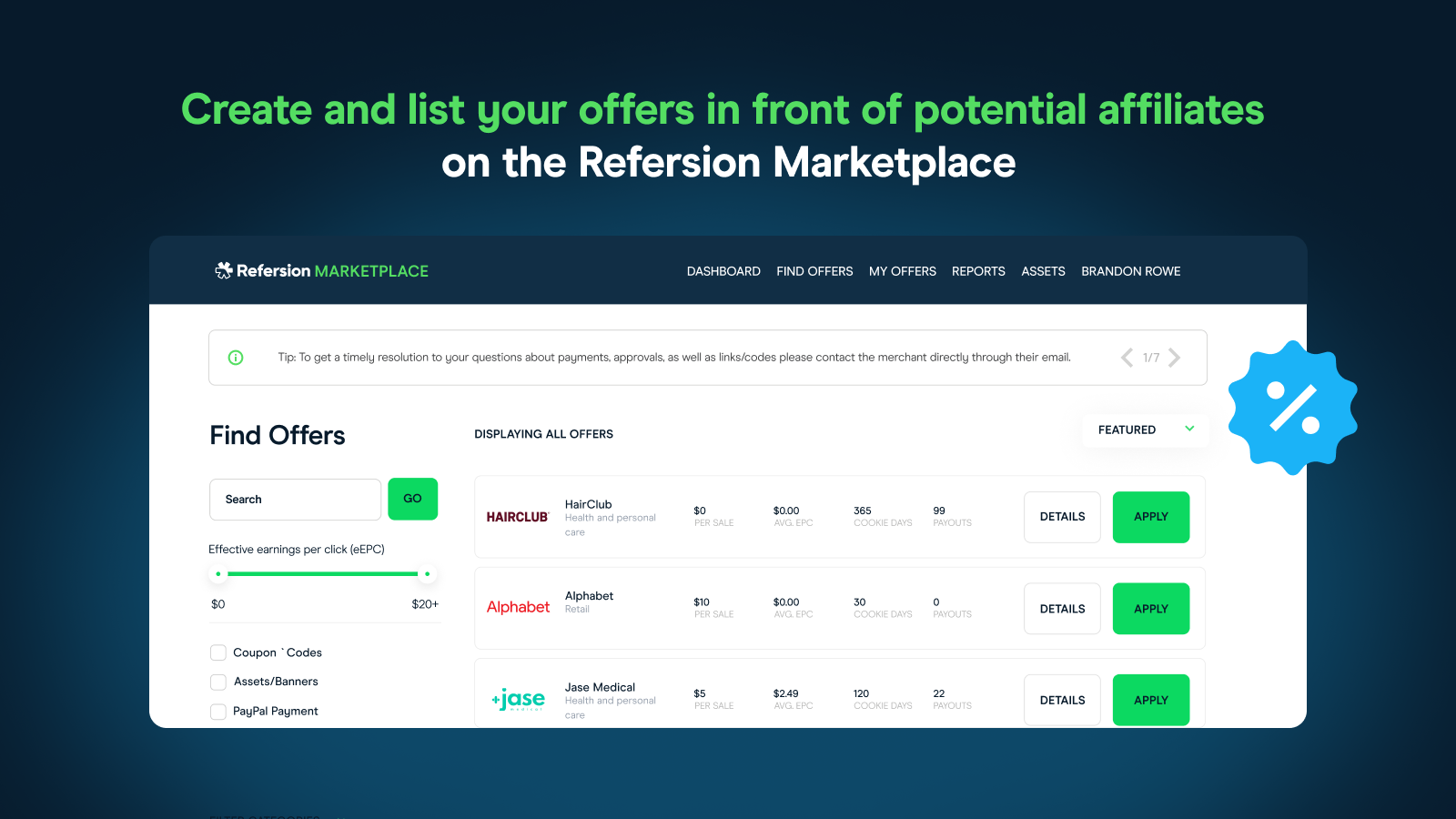Refersion Introduces Free Marketplace Listing for Ecommerce Brands