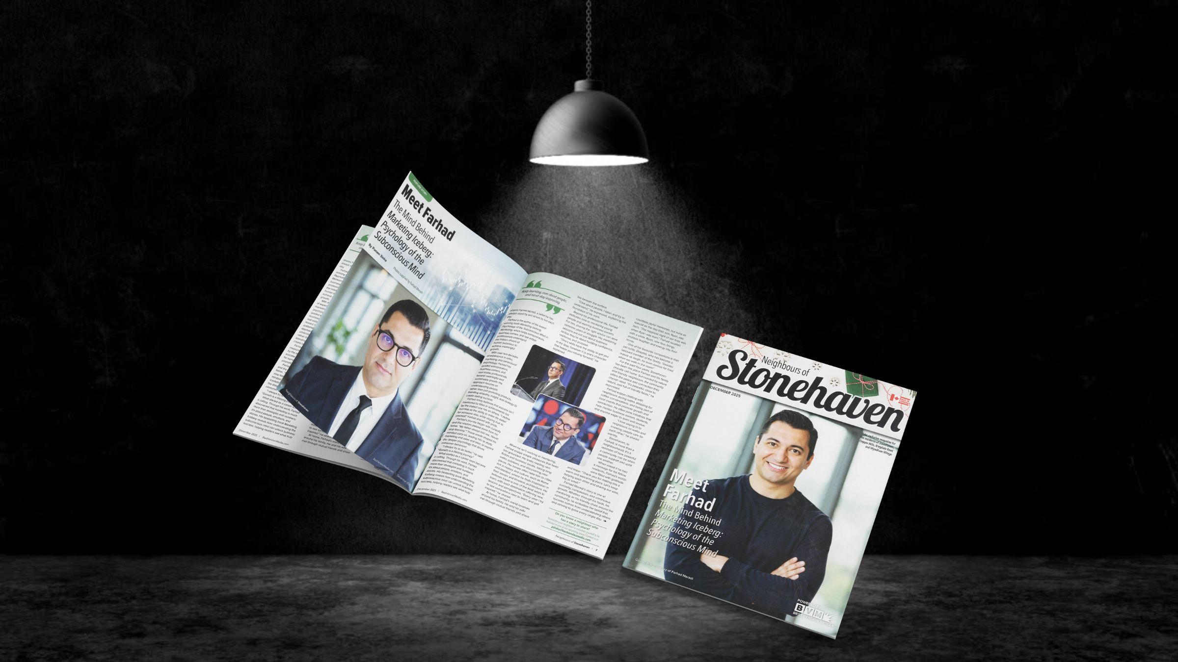 Farhad Moradi Featured on Magazine Cover for Pioneering Subconscious Marketing Frameworks